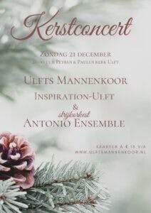 Kerstconcert Ulfts Mannenkoor