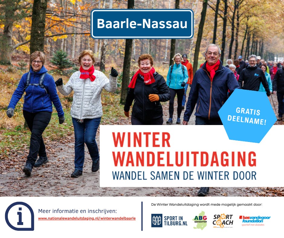 Blijf deze winter in beweging met de Winter Wandeluitdaging!
