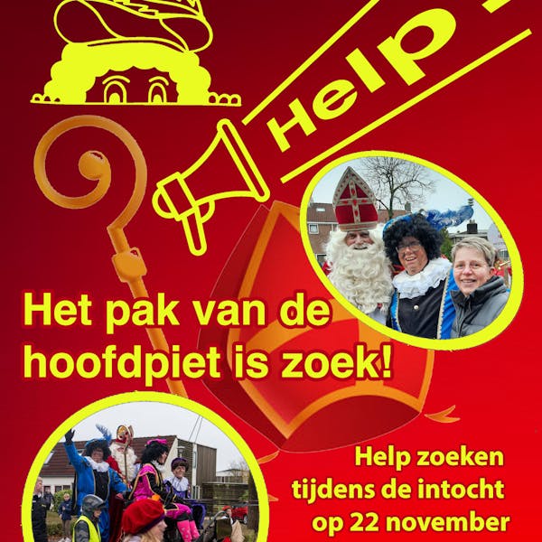 Het pak van de Hoofdpiet is zoek!