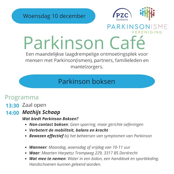 Ervaar de kracht van Parkinson Boksen