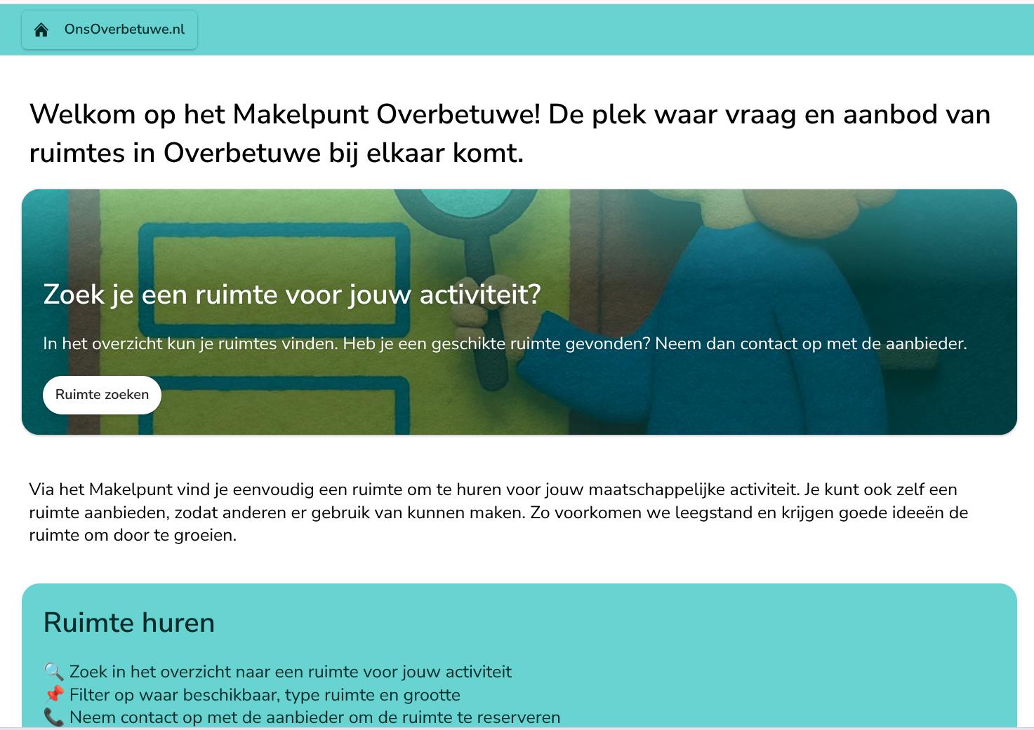 Van leegstand naar ontmoetingsplek: zo verbindt Overbetuwe vraag en aanbod in de buurt