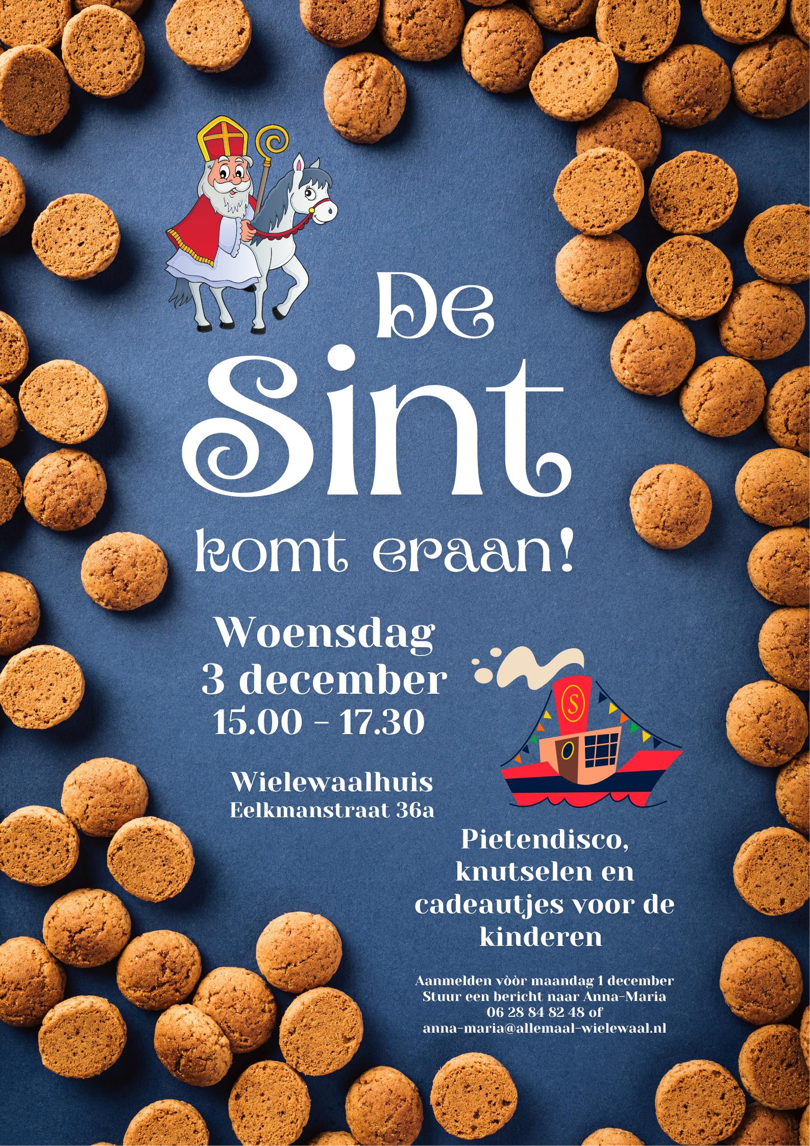 🎁De Sint komt naar het Wielewaalhuis, ben je lief geweest?🎁