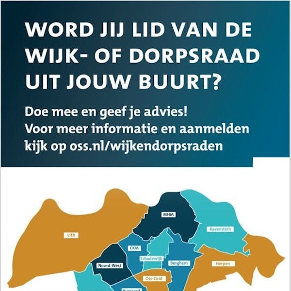 Denk mee, doe mee: word lid van de wijk- of dorpsraad uit jouw buurt!