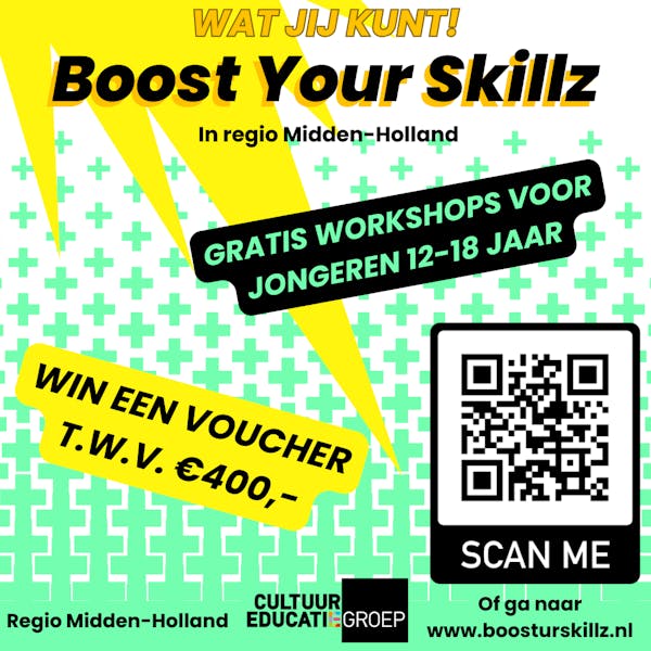 Boost Your Skillz - Ontdek, maak en laat zien wat jij kunt!