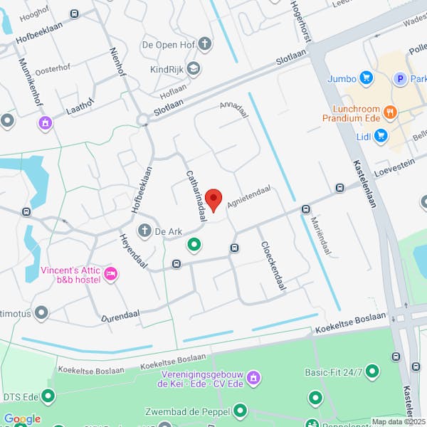 Verleend, reguliere procedure, Agnietendaal 36 Ede, het bouwen van een berging en een dakkapel.