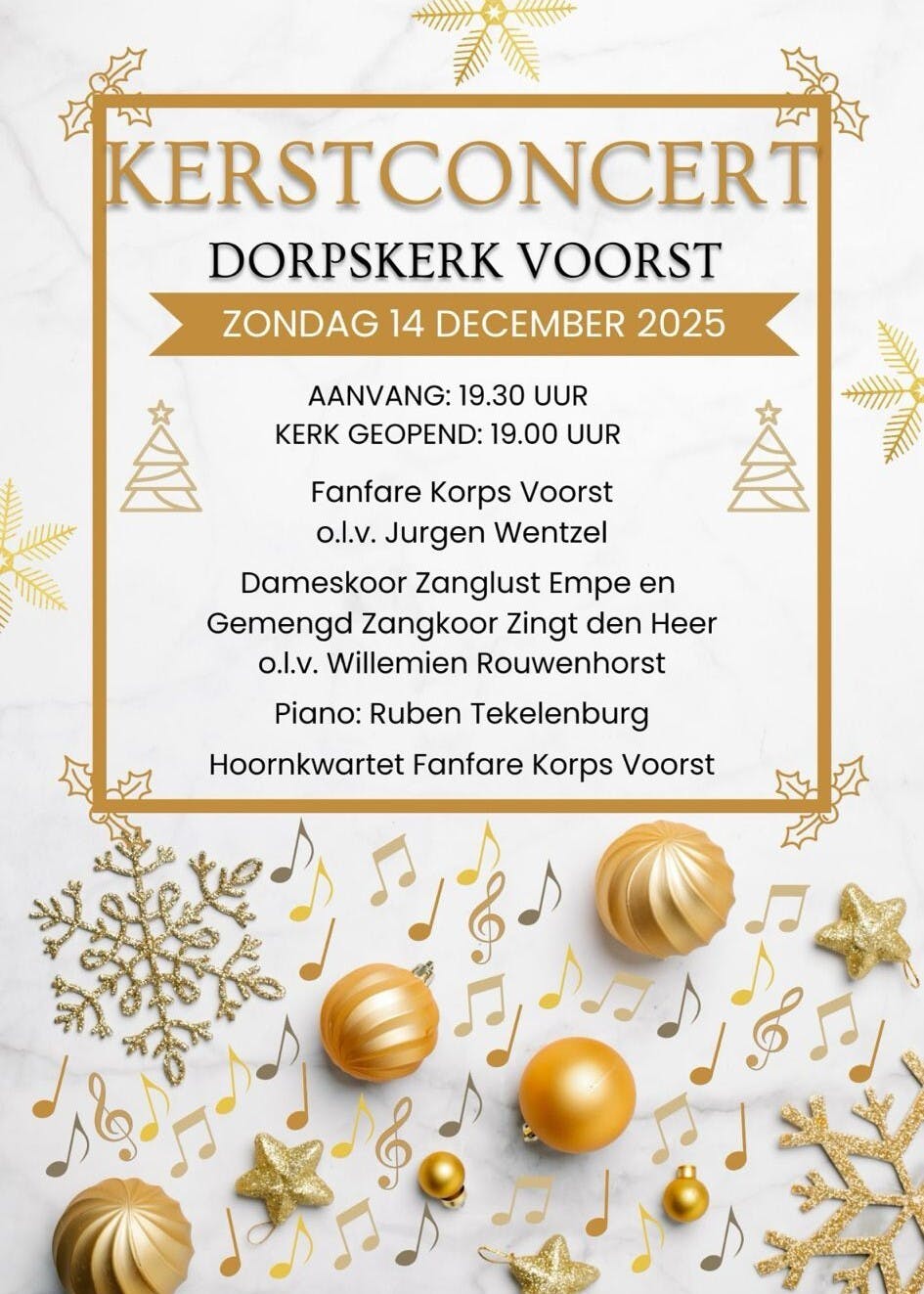 Kerstconcert Voorst ♫♫♫