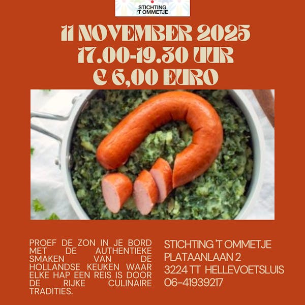 Geniet van een gezellige buurtmaaltijd!