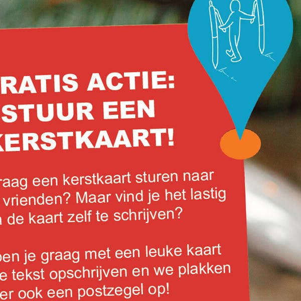 Gratis actie: stuur een kerstkaart – 3 en 10 december