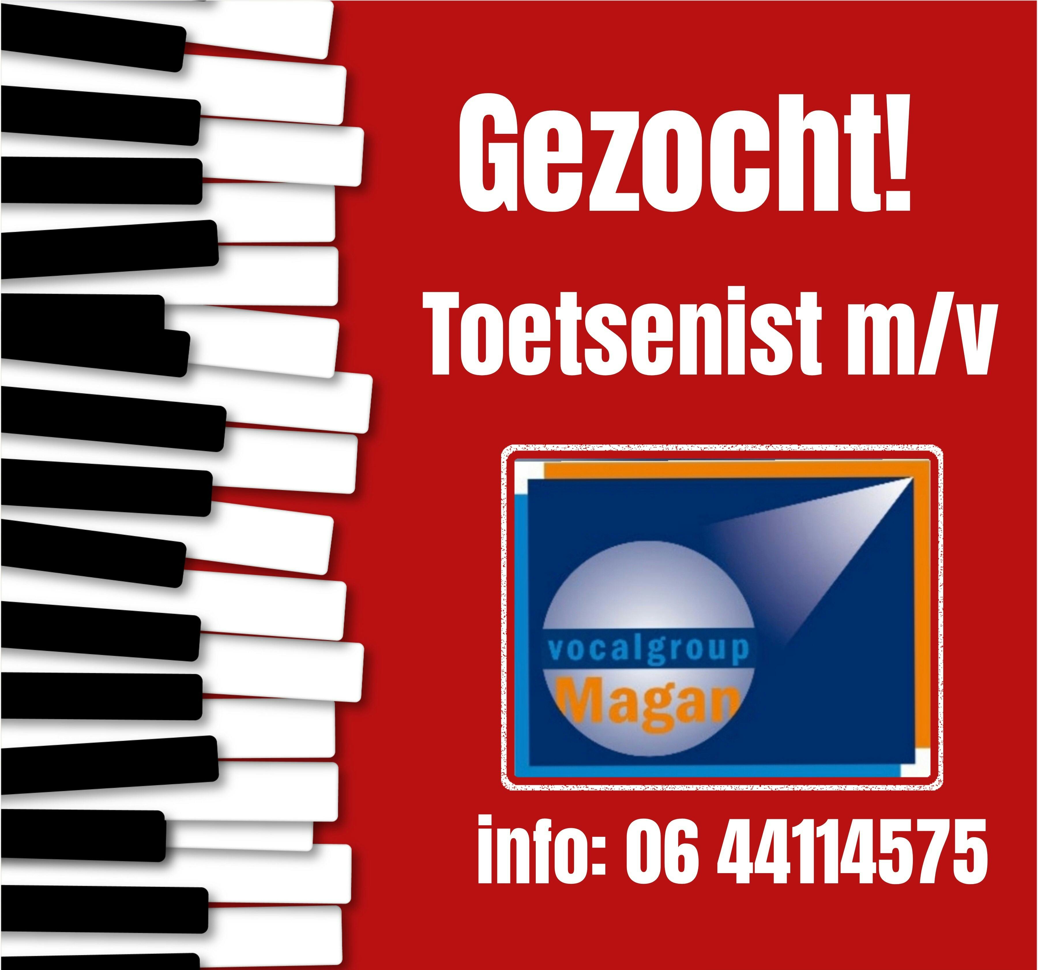 Vocal Group Magan zoekt toetsenist🎶