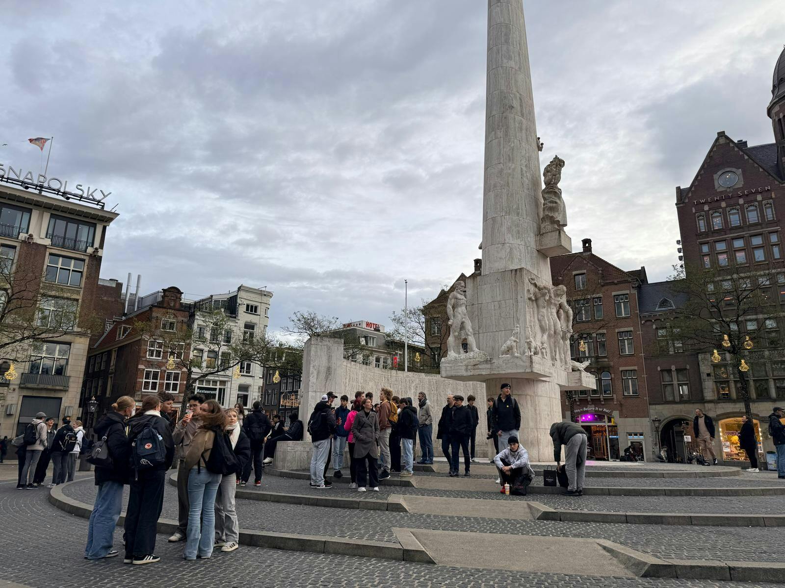 het bezoek van studenten uit onze zusterstad  aan Brielle was leuk en leerzaam voor iedereen