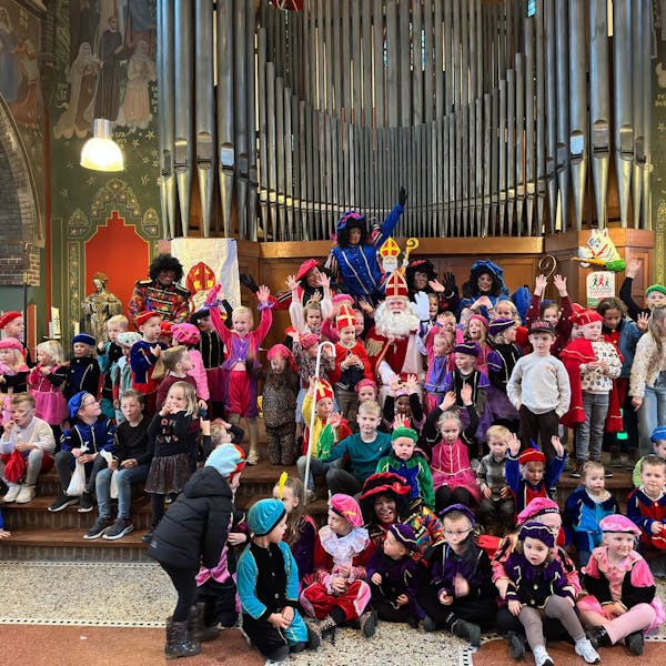 Samen genieten van Sinterklaas in de kerk
