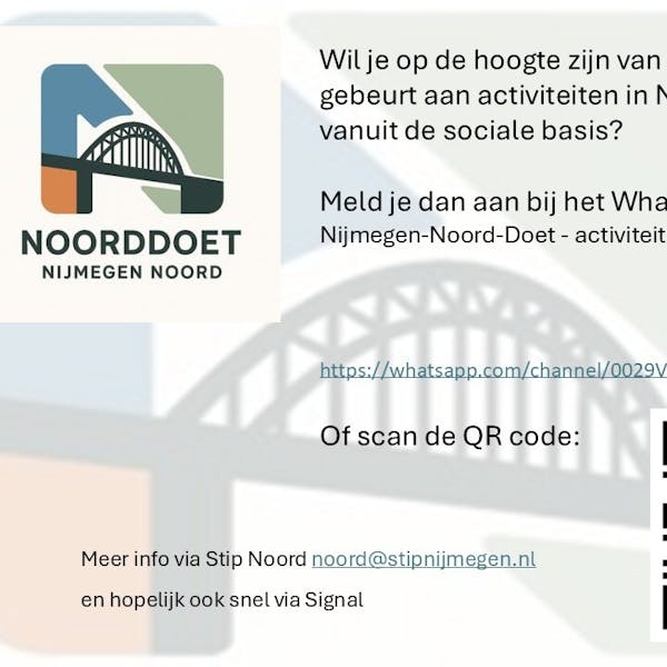 Whatsappkanaal: Nijmegen-Noord-Doet-Activiteiten