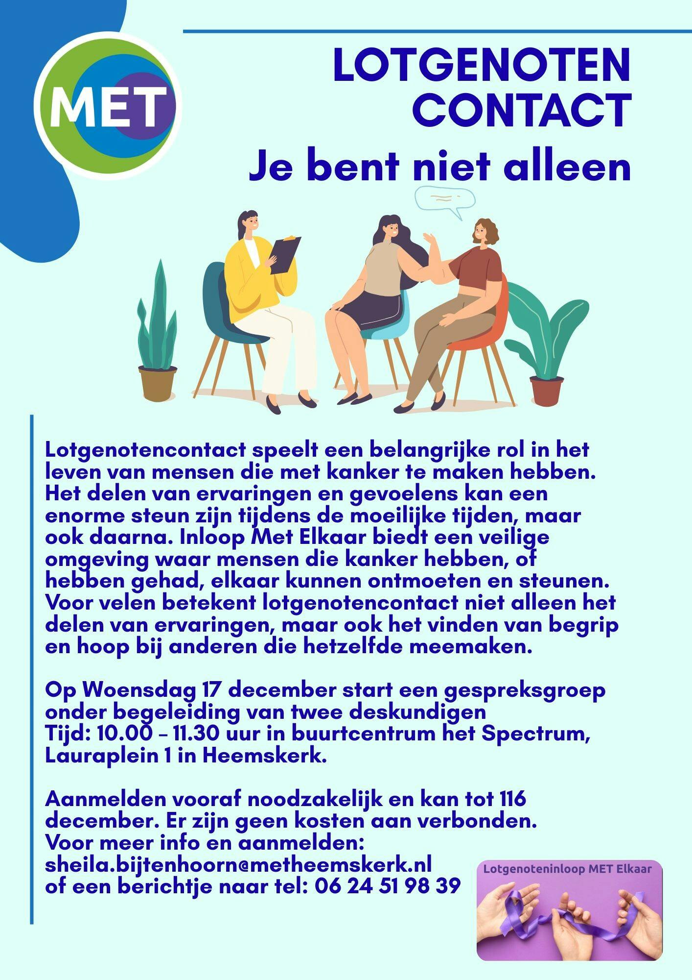 Ontmoet Elkaar en Vind Steun