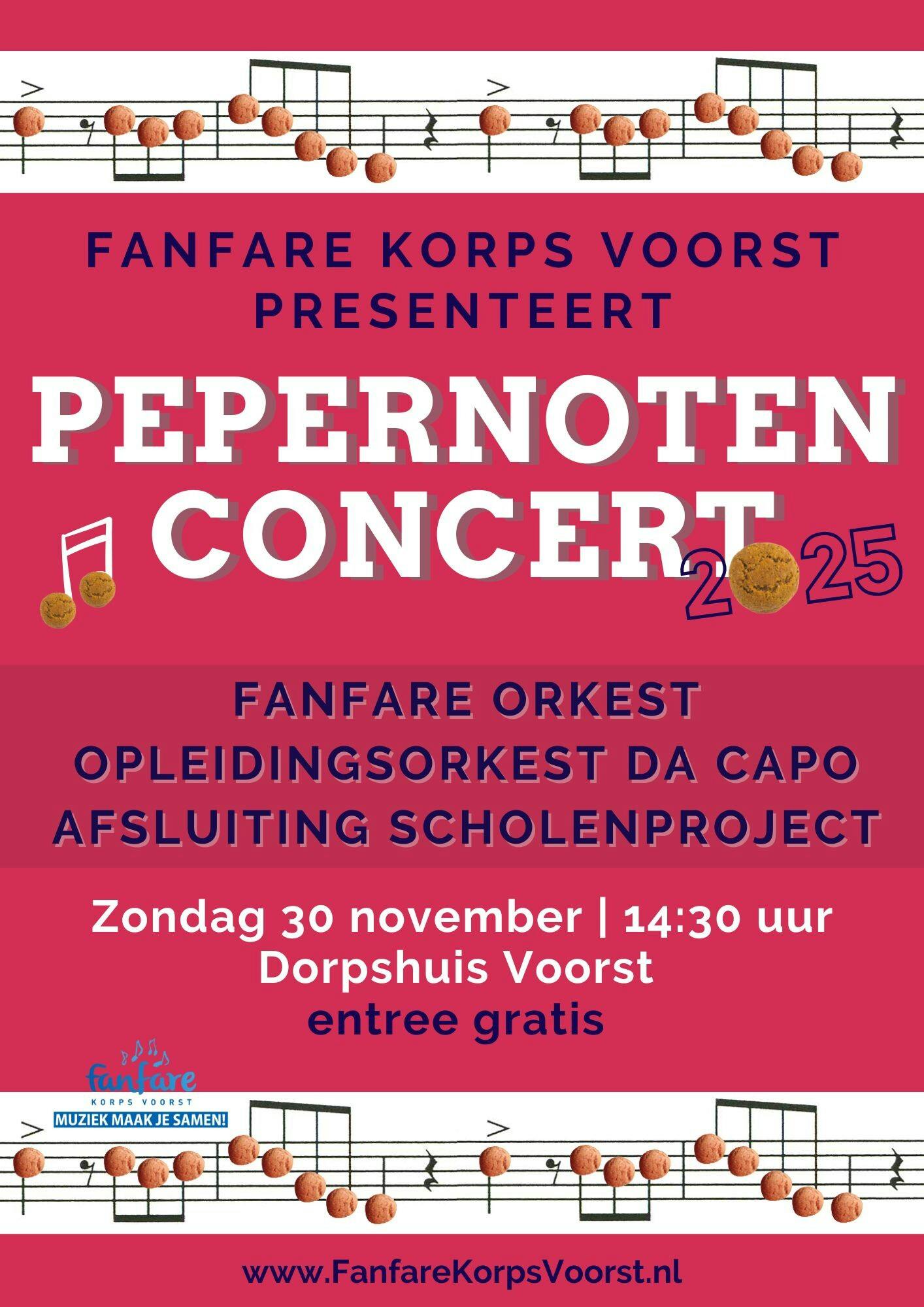 ♫♫♫ Pepernoten Concert Fanfare Voorst ♫♫♫
