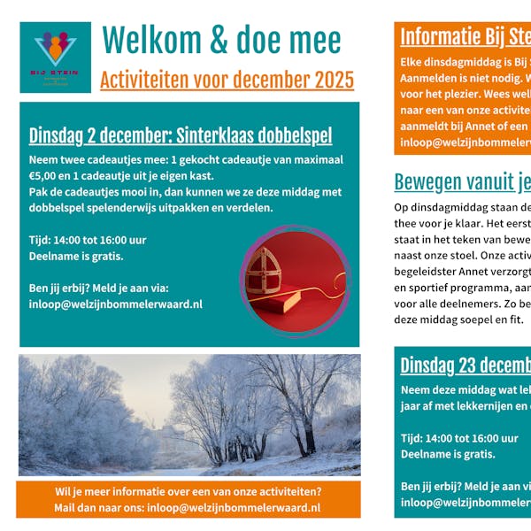 Beleef de december feestmaand samen