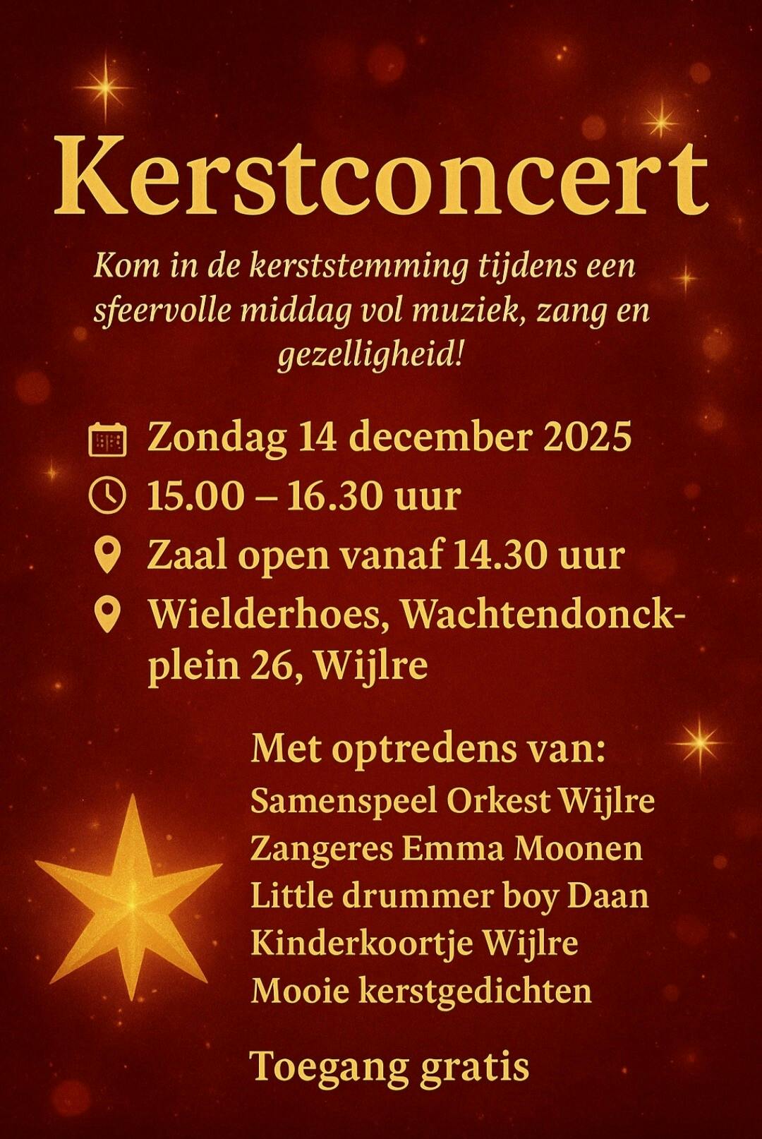 Vier de Kerst met Muziek en Gezelligheid