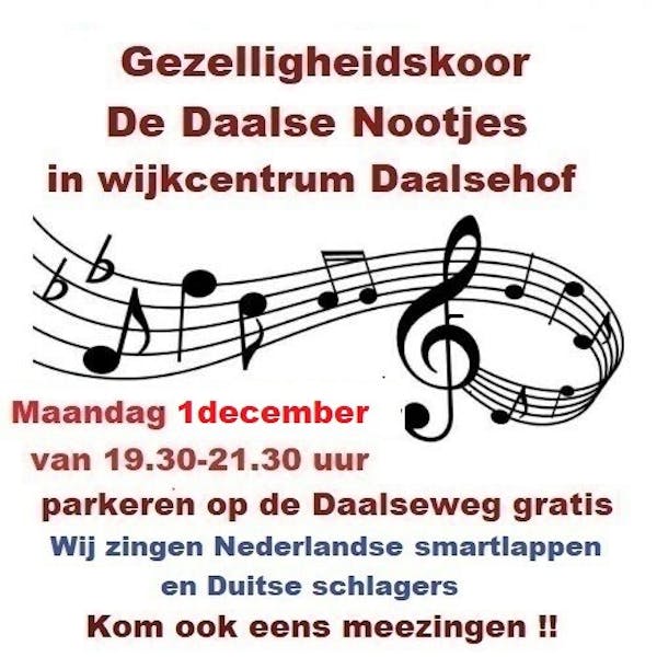 Gezelligheidskoor de Daalse Nootjes