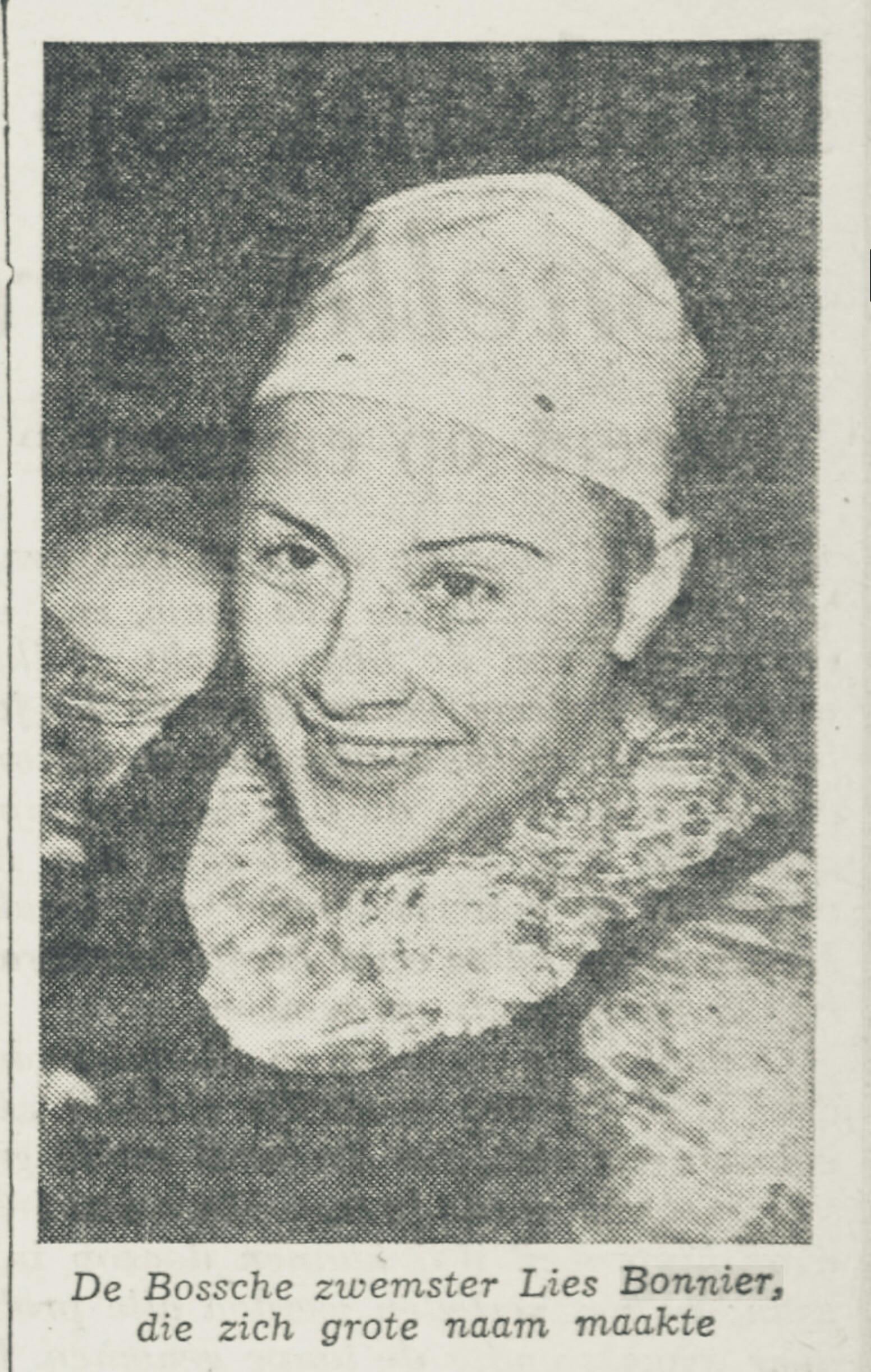 Lies Bonnier (olympisch zwemster) leerde zwemmen in de IJzeren vrouw