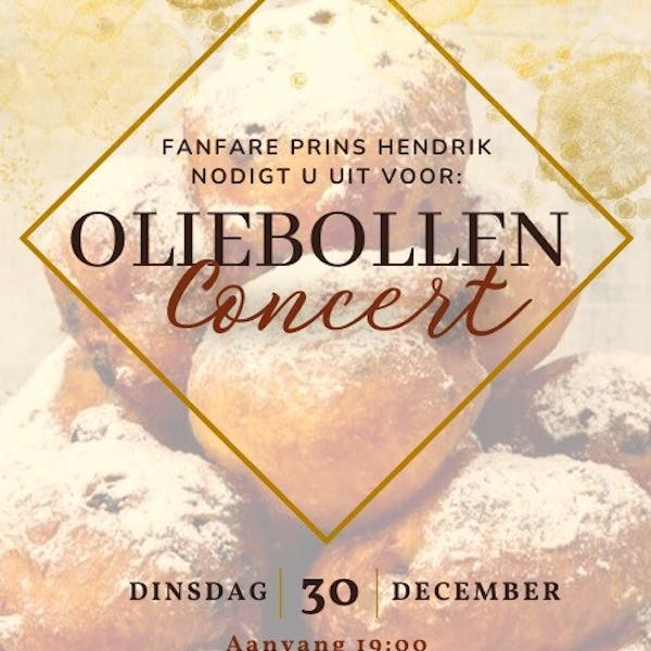 Oliebollenconcert met Fanfare Prins Hendrik