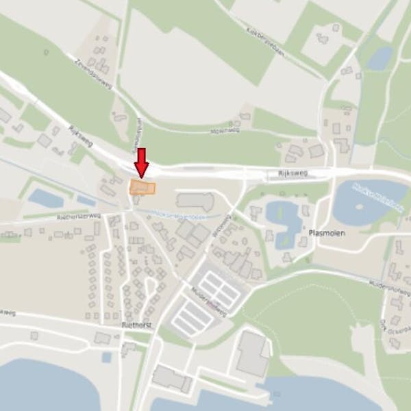 Te koop: perceel aan Rijksweg 156 in Plasmolen