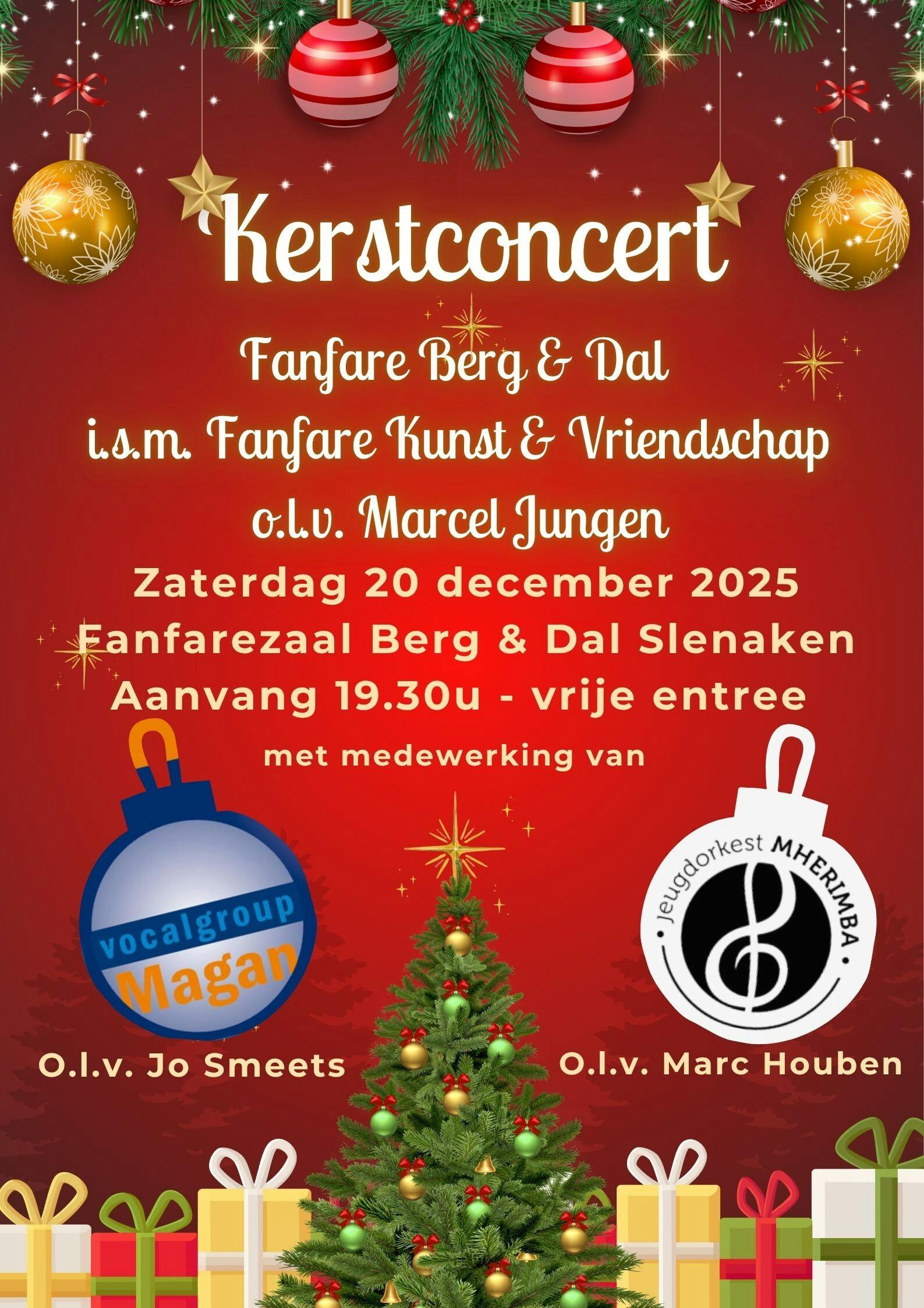 Kerstconcert met Fanfare Bergendal