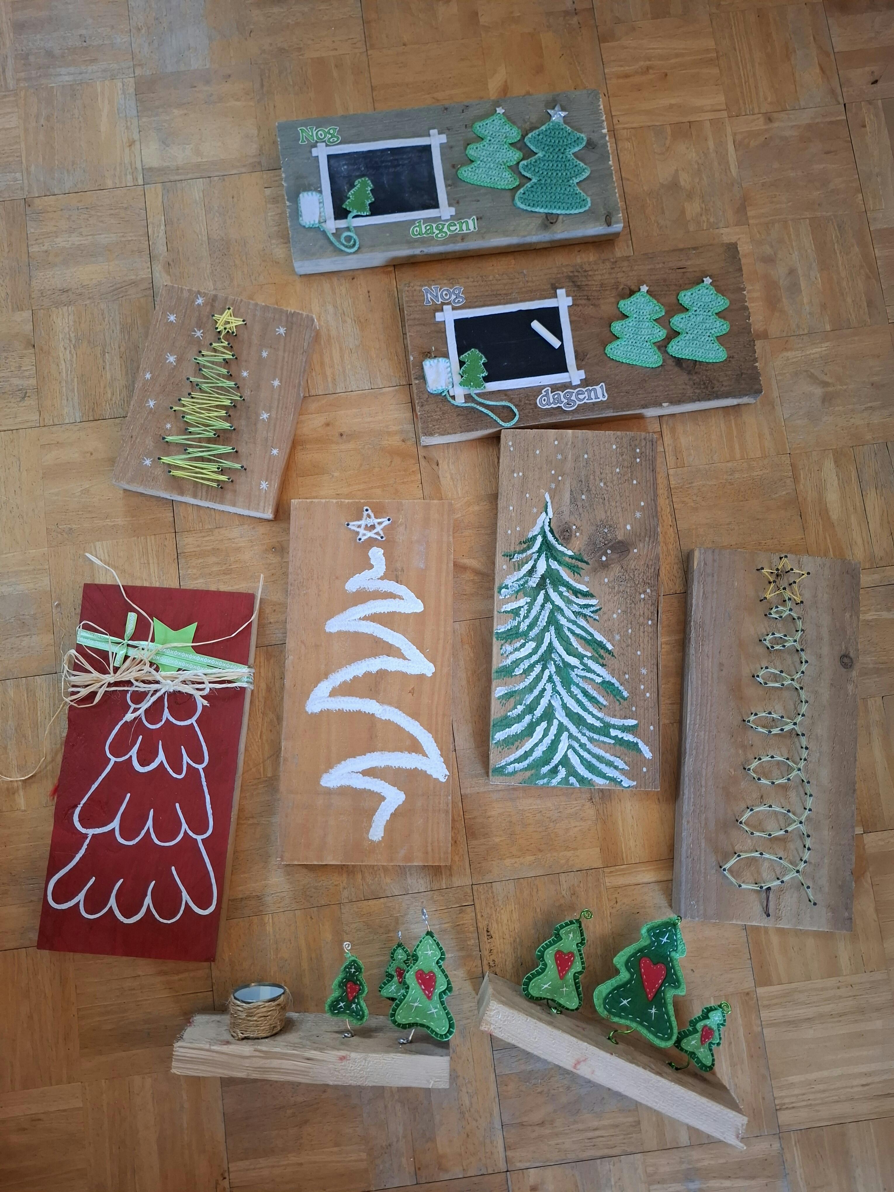 Kerstdecoratie (leuk om in de vakantie met de kinderen te knutselen)