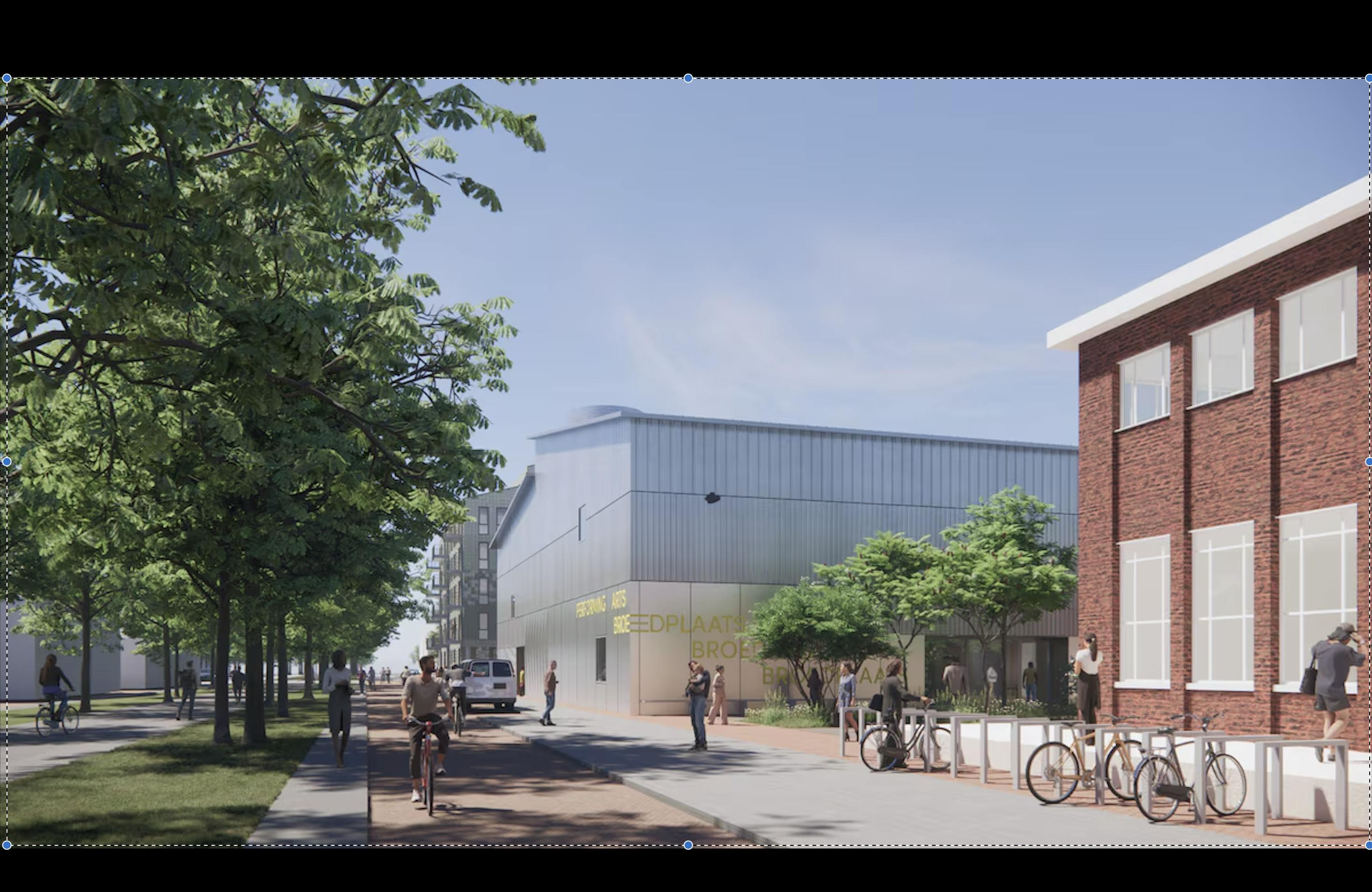 Denk Mee over het Performing Arts-gebouw