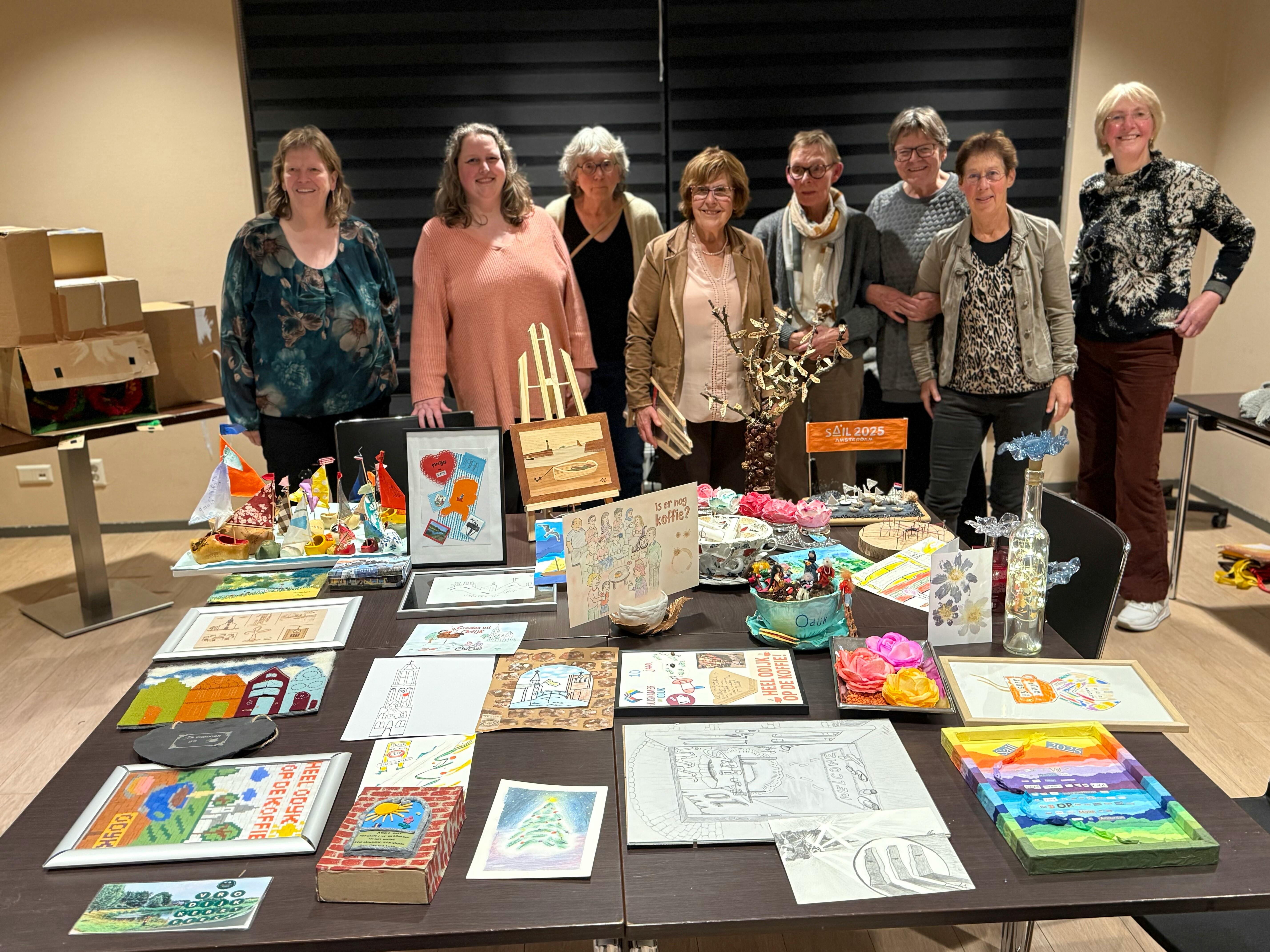 Kunst door de brievenbus verbindt Odijk