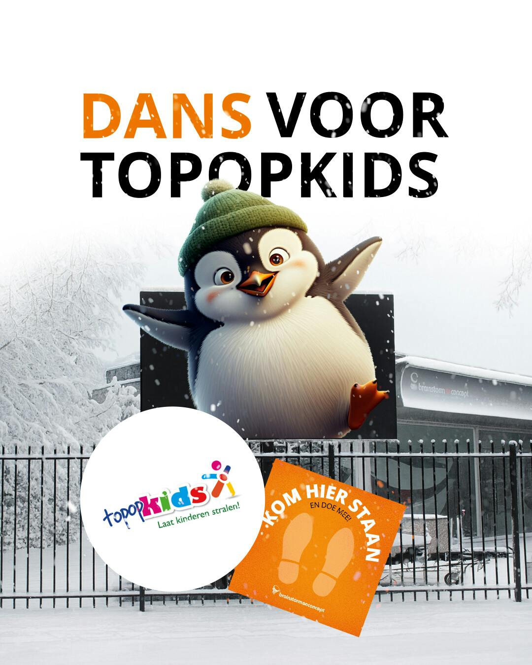 Kom dansen in de sneeuw en steun TopOpKids