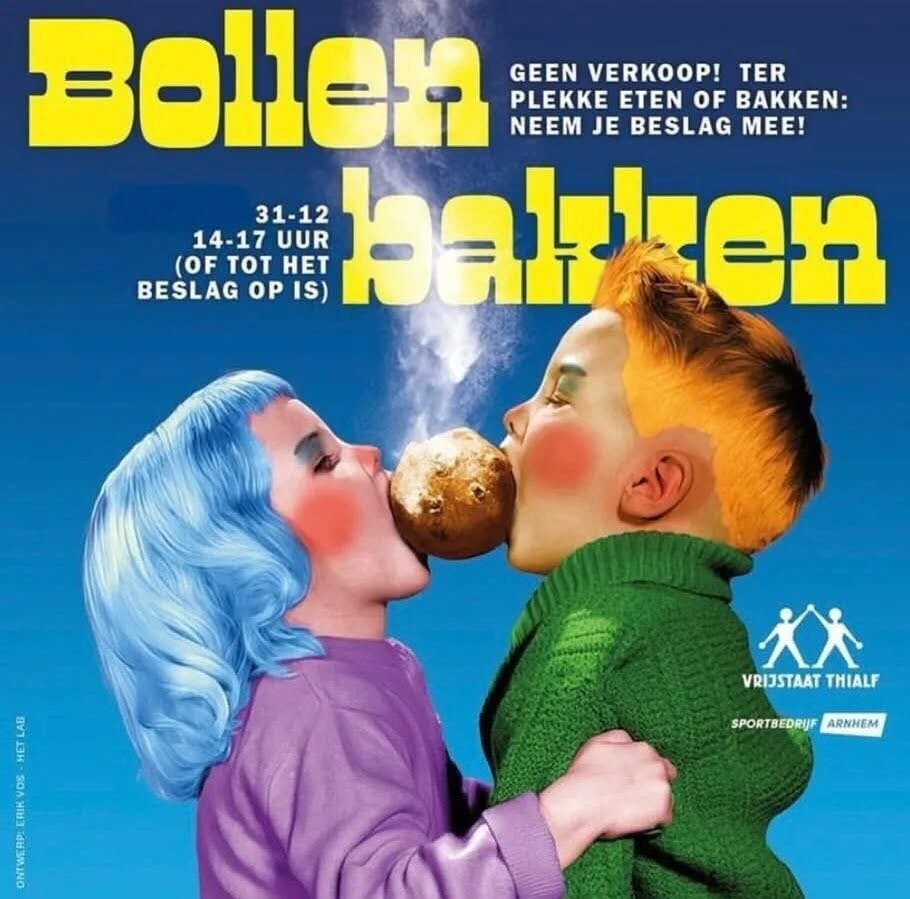 Oliebollen bakken op Thialf!