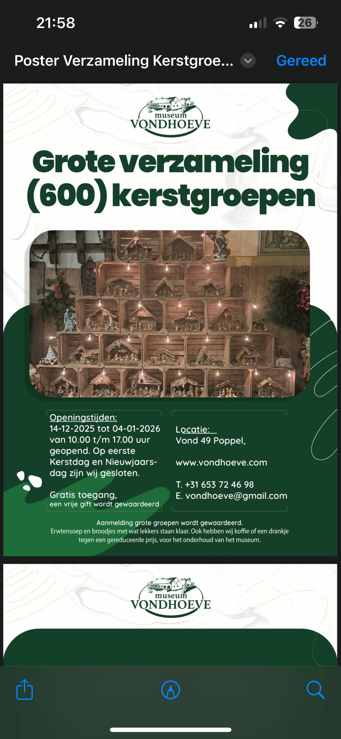 Bezoek het kerstgroepenmuseum in Poppel