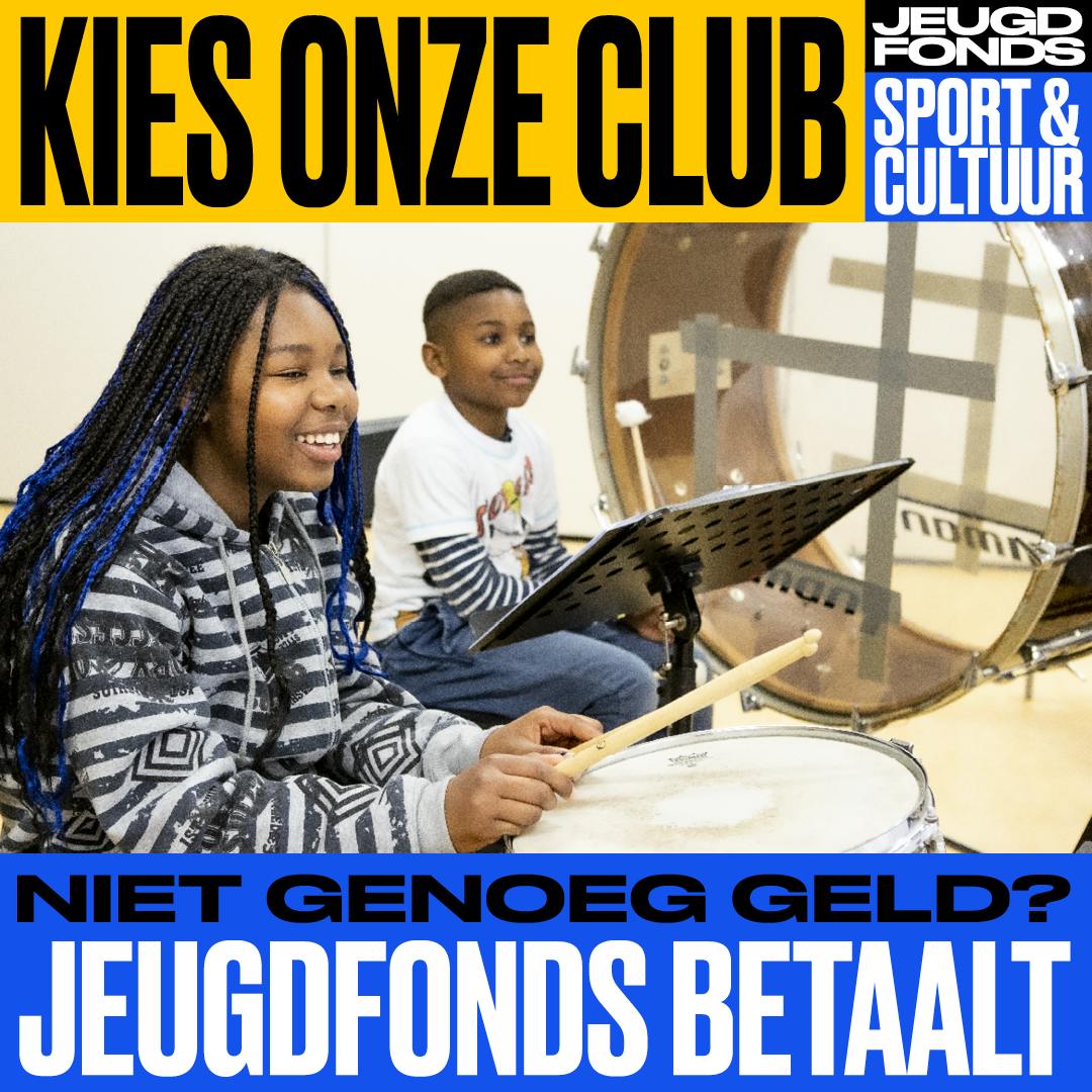 Vraag het bij Jeugdfonds Sport en Cultuur