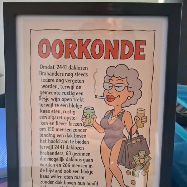 Gemeente ontvangt Oorkonde