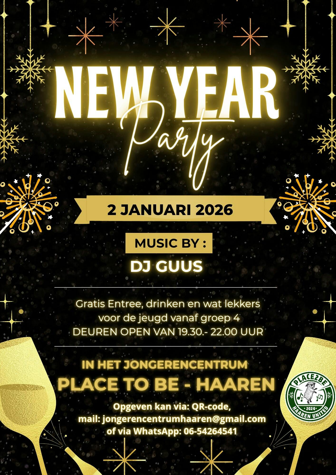 Nieuwjaarsparty 2026 🎆