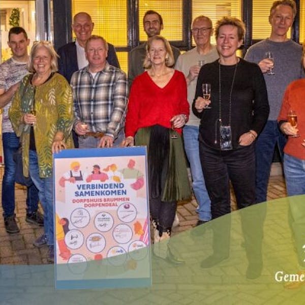Dorpendeal ondertekend: stap richting toekomstig dorpshuis.