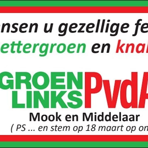 Gezellige feestdagen gewenst!