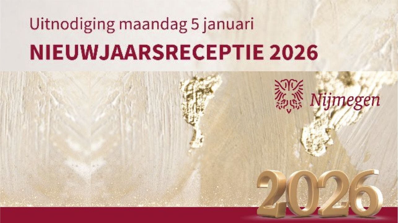 Nieuwjaarsreceptie van de gemeente Nijmegen op 5 januari