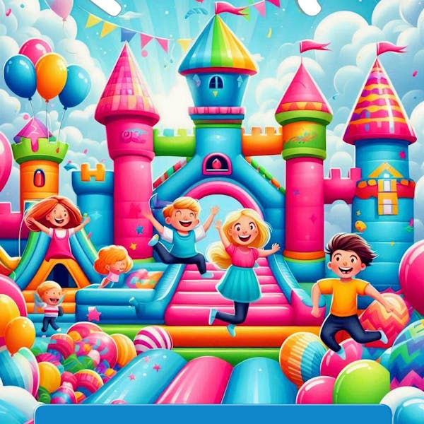 Springkussen Festival in de Wester