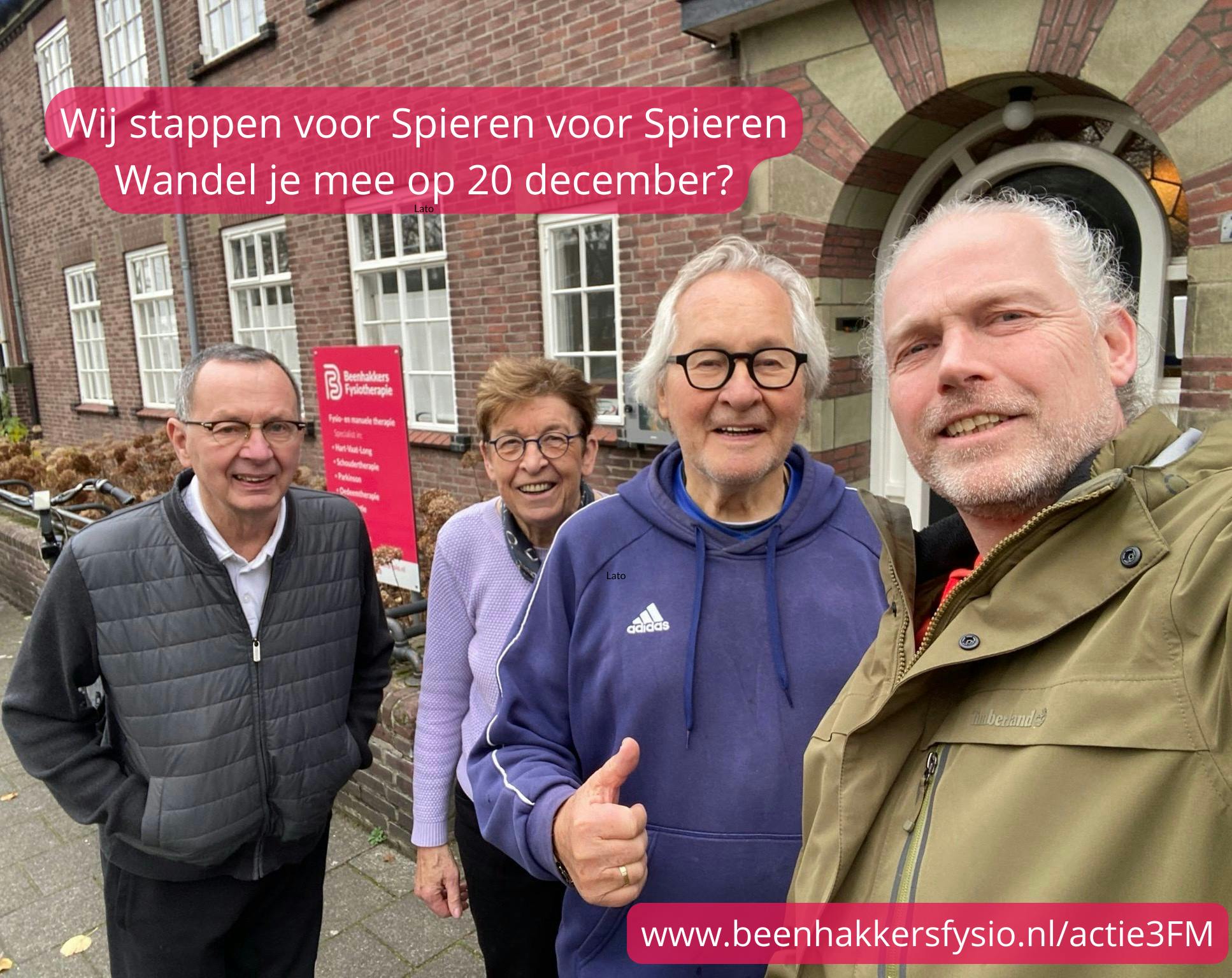 Steun Spieren voor Spieren en stap met ons mee!