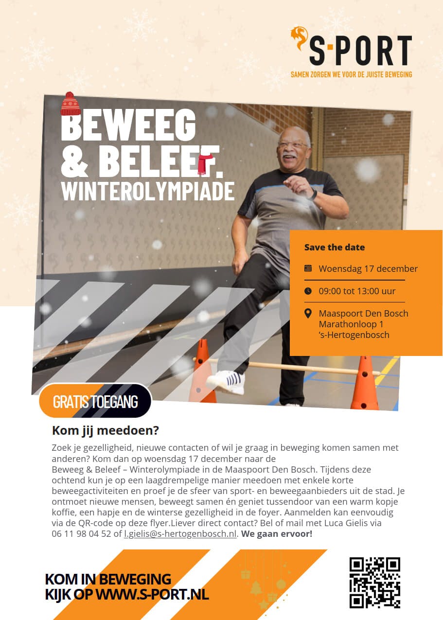 Beweeg en Beleef Winterolympiade 50plus