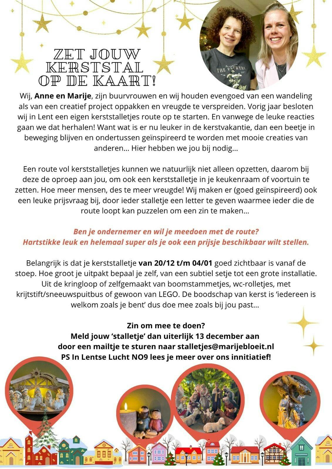 Doe mee aan de leukste wandelroute van Lent deze kerstvakantie 
