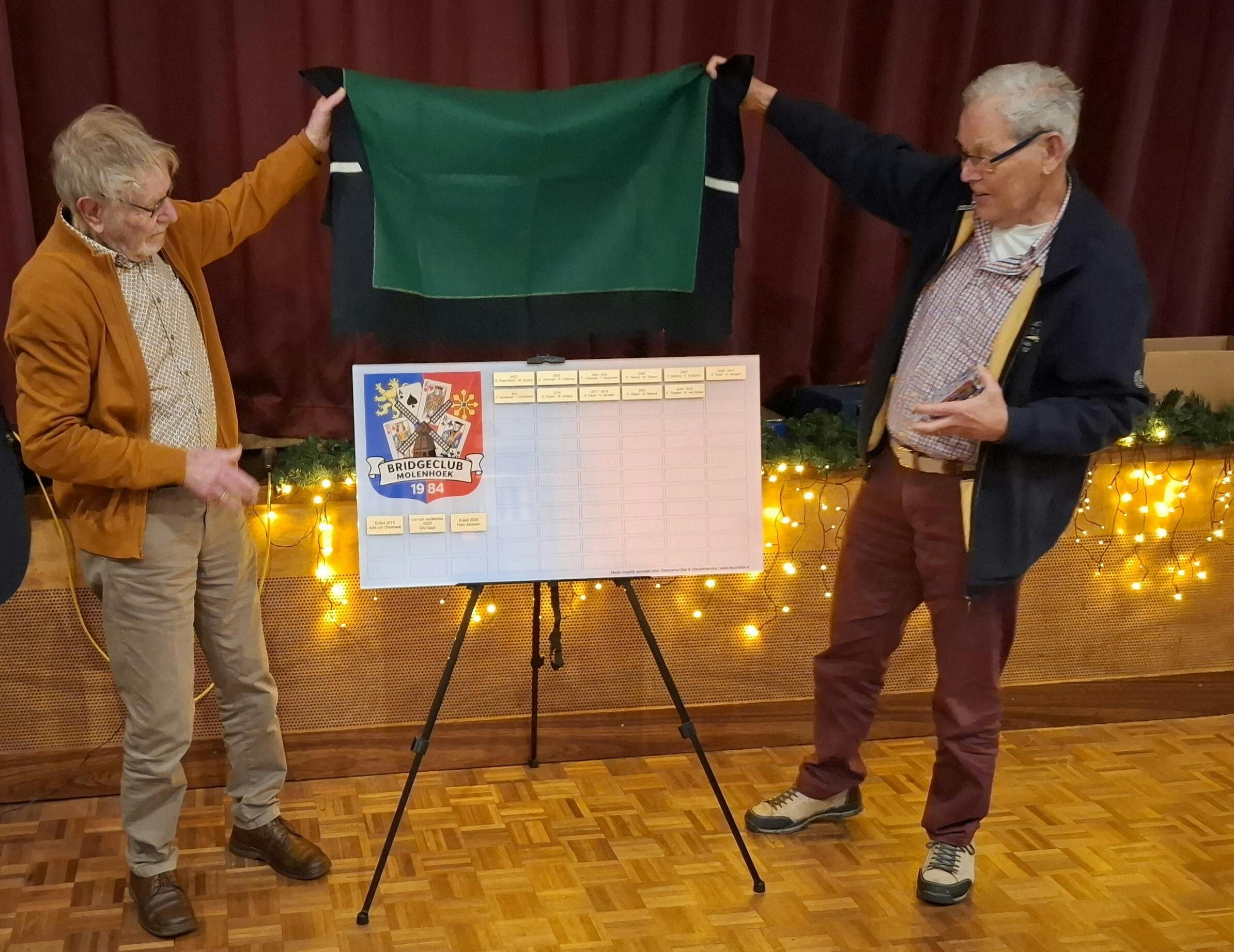 Hein en Dik: 2 onmisbare pijlers van Bridgeclub Molenhoek