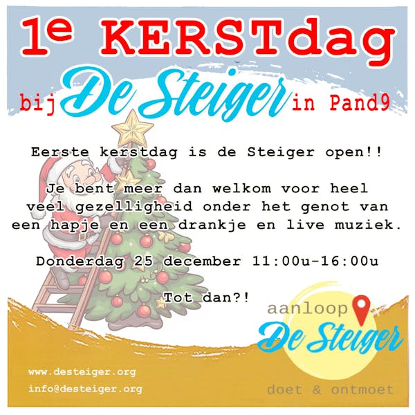 Ontmoet elkaar op Eerste Kerstdag