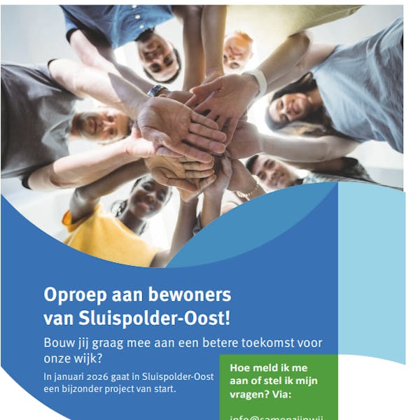 Samen maken we Sluispolder-Oost sterker!