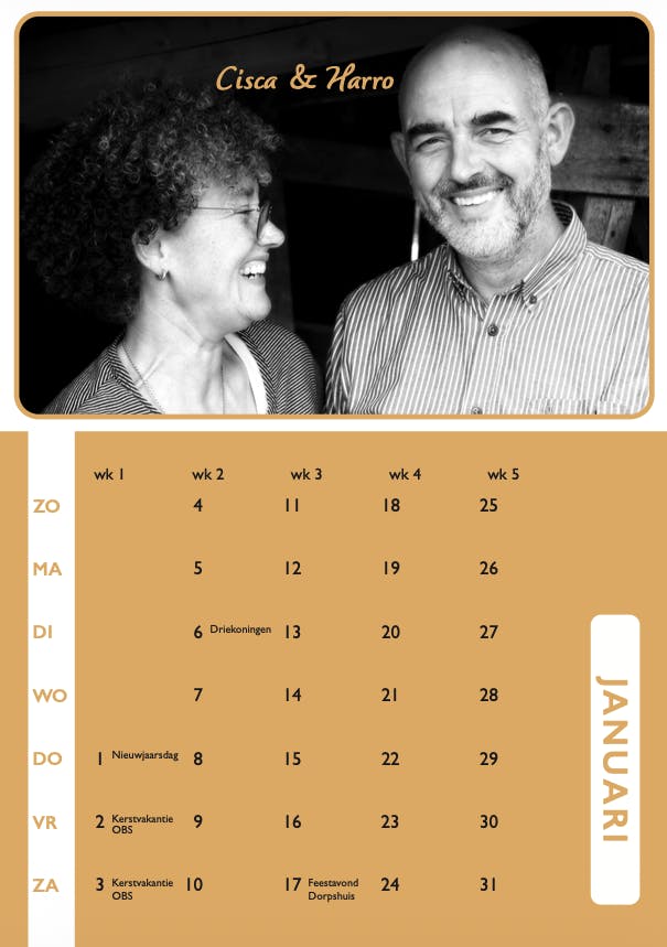 Voorproefje Oosterhuizer kalender 2026!