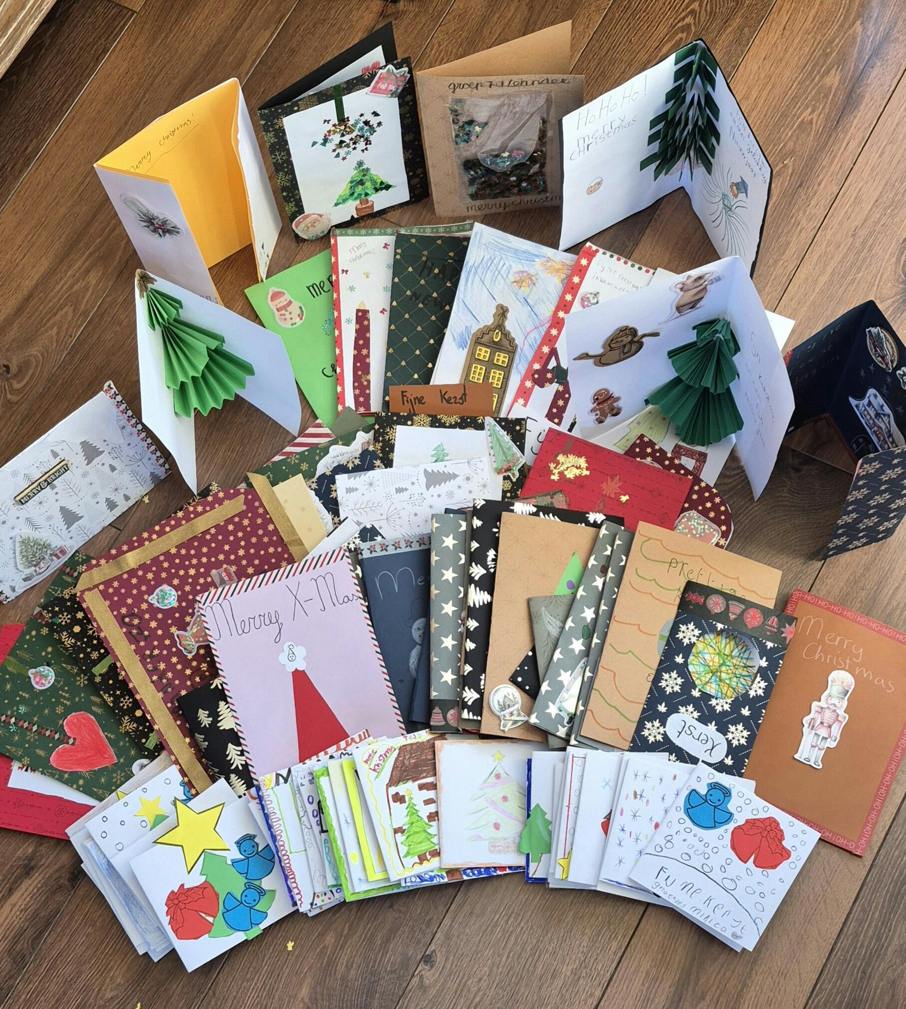 Actie 'Allen voor Een' Verbind met kerstkaarten