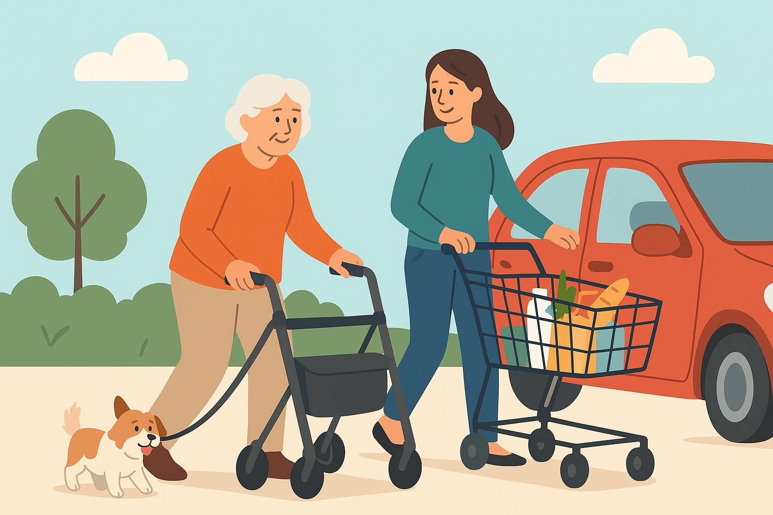 Een boodschapje, een ritje, een maatje