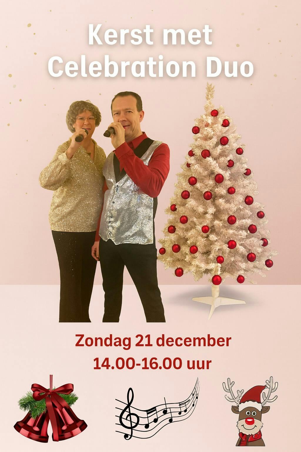 Zondagmiddag 21 december – Kerst met het Celebration Duo!