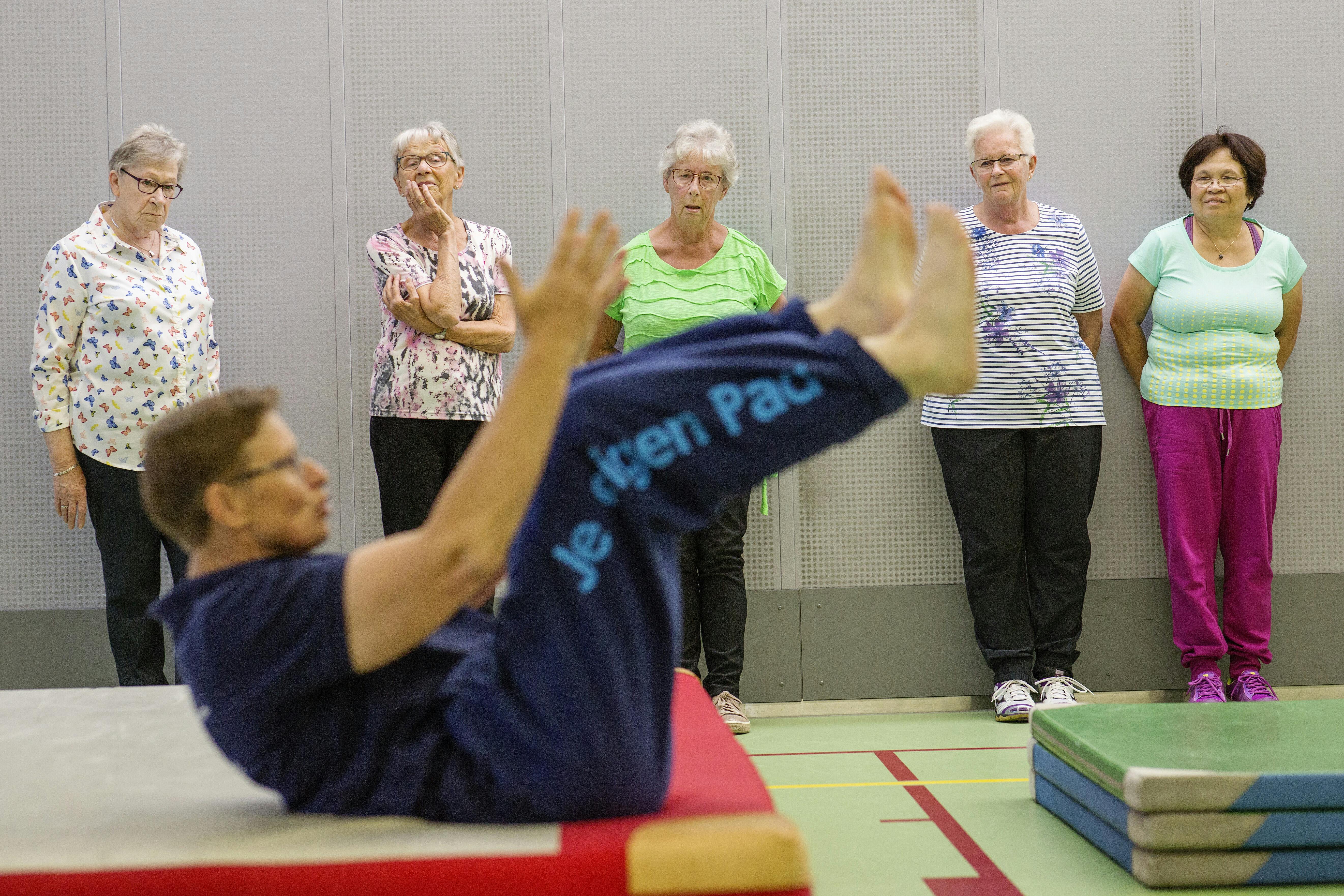 Veilig leren vallen voor 60+ in ’t Dijckhuis in Vierpolders