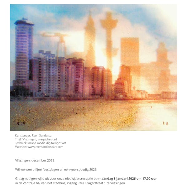 Uitnodiging Nieuwjaarsreceptie Gemeente Vlissingen